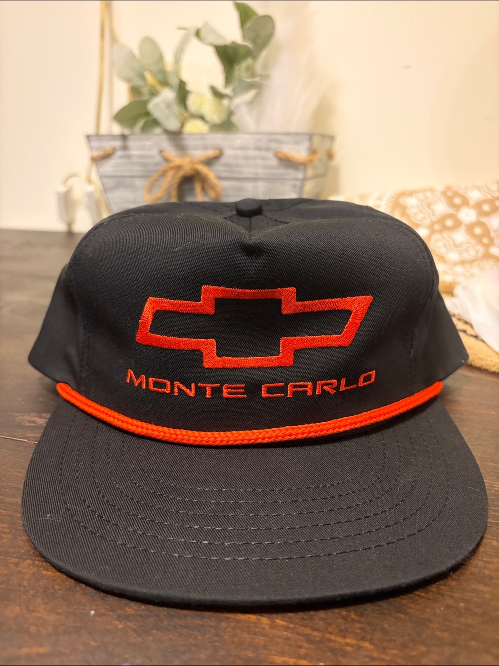 GM Chevrolet Earnhardt Logo Snapback Hat Black Official Licensed Adjustable Cap